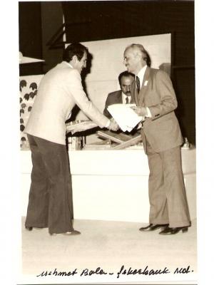 1980 Yılı Mehmet Zeki BALCI ve Şekerbank Müdürü